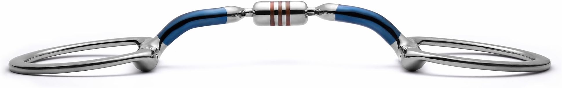 D-Ring Low Port Capsule Sweet Iron Snaffle Bit