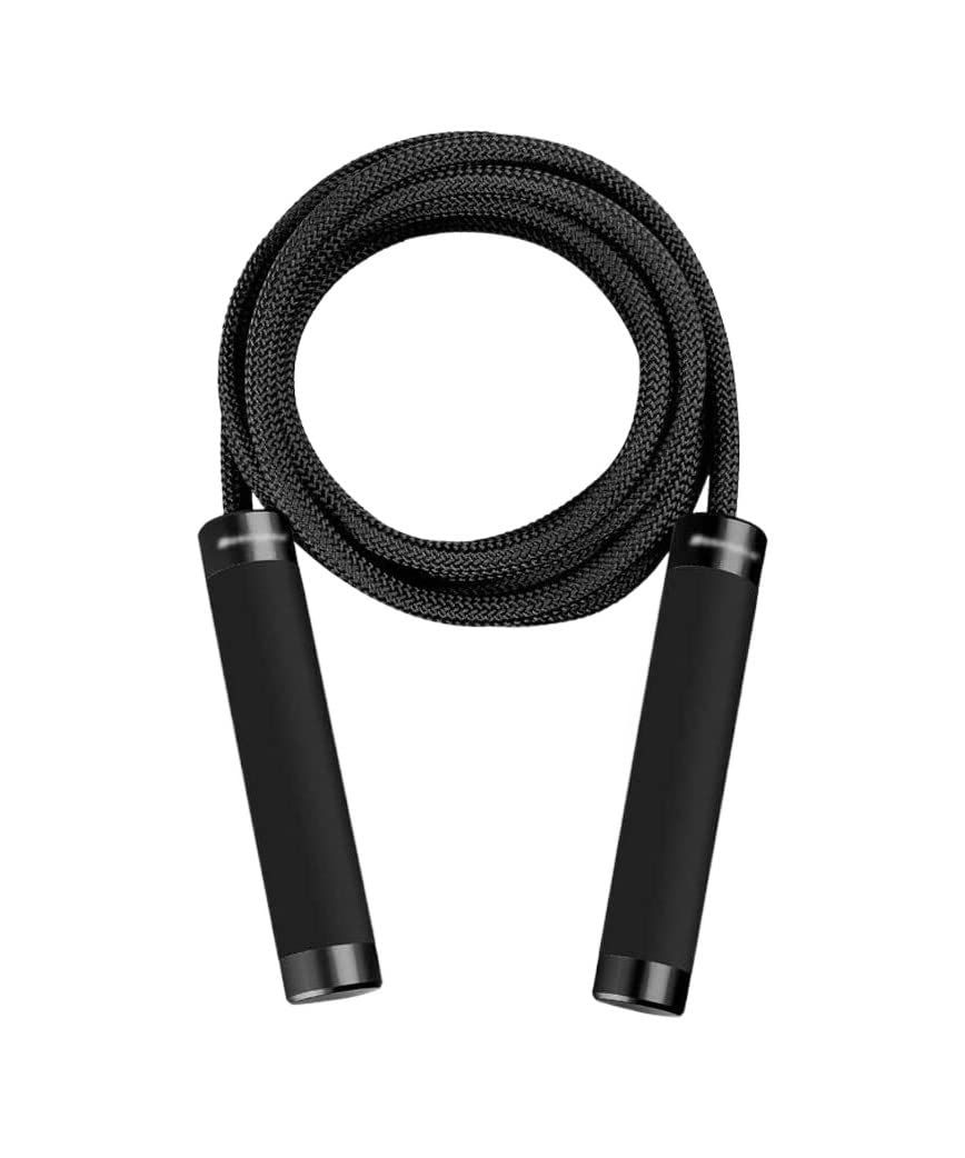 Skakanki Skakanka Regulowana Skakanka Gimnastyczna Ćwiczenie Skakanka Z Żelem Krzemionkowym Uchwyt Pogrubiona Bawełniana Lina Sprzęt Do Treningu Fitness Skakanka do Skakania (Blue : Black, Size : 3m