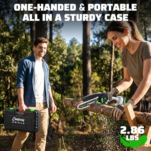 CEEPUY 6-Inch Auto-Oiler Chainsaw