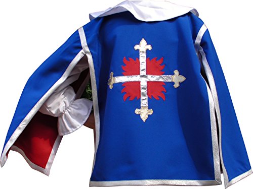 Pouce et Compagnie - cape casaque veste de mousquetaire/garde du cardinal reversible 7-10 ans
