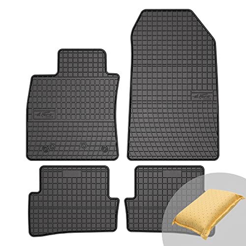 FROGUM El Toro Tapis de Sol Voiture en Caoutchouc pour Renault Clio IV 2012-2020 | Matériau Durable | Bord de Protection de 1,5 cm