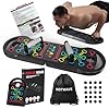 HOTWAVE Push Up Board Fitness, Portable Foldable 20 in 1 Push Up Bar at Home Gym, Pushup Handles for Floor. Professional Strength Training Equipment For Man and Women