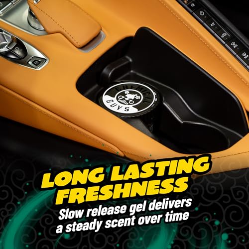 Image of Chemical Guys, New Car Scent Gel Can Air Freshener, Vent Control, 3 Pack | Dial each up for a strong hit or down to a hint; spill-proof gel lasts for weeks and won't leak in summer heat
