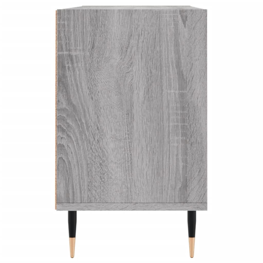 vidaXL Szafka pod TV, szary dąb sonoma, 103,5x30x50 cm