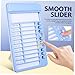 OHPHCALL Daily Planner Board Slider Schedule Chart in Blue for Boys and Girls Home Organizati