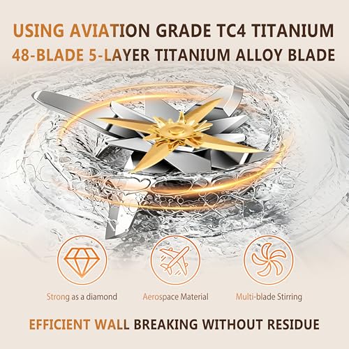 Image of 5.0 New Upgraded Nut Milk Maker Machine 10 in 1 nut Milk Maker【NO.1German High-Efficiency Brushless Motor】【TC4 titanium blade】Homemade Almond, Soy, Oats juice, fresh juice Delay Start, Keep Warm
