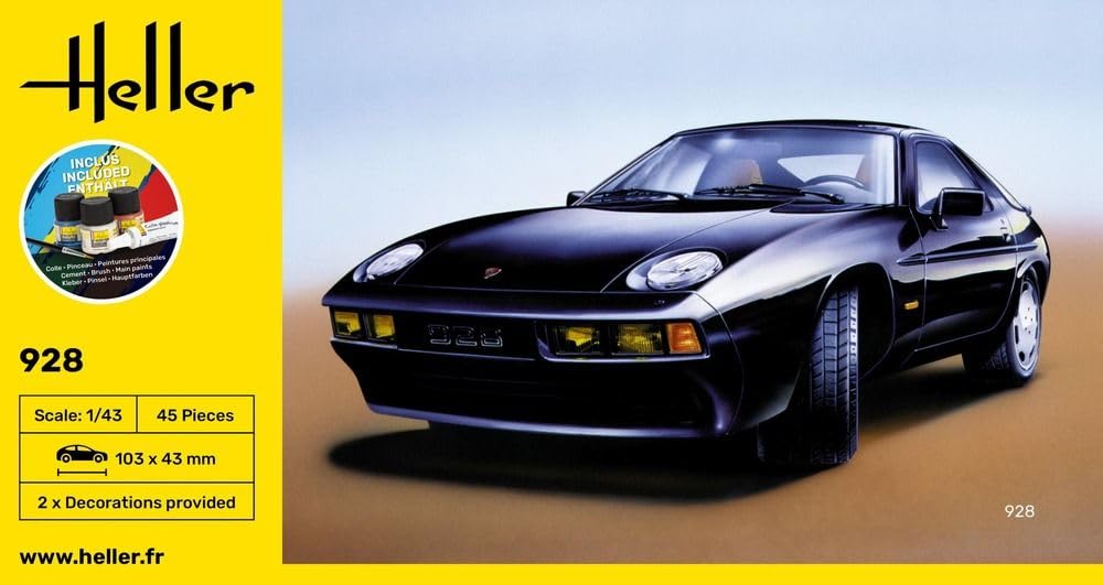 Heller 1:43 Gift Set - 928, Unpainted