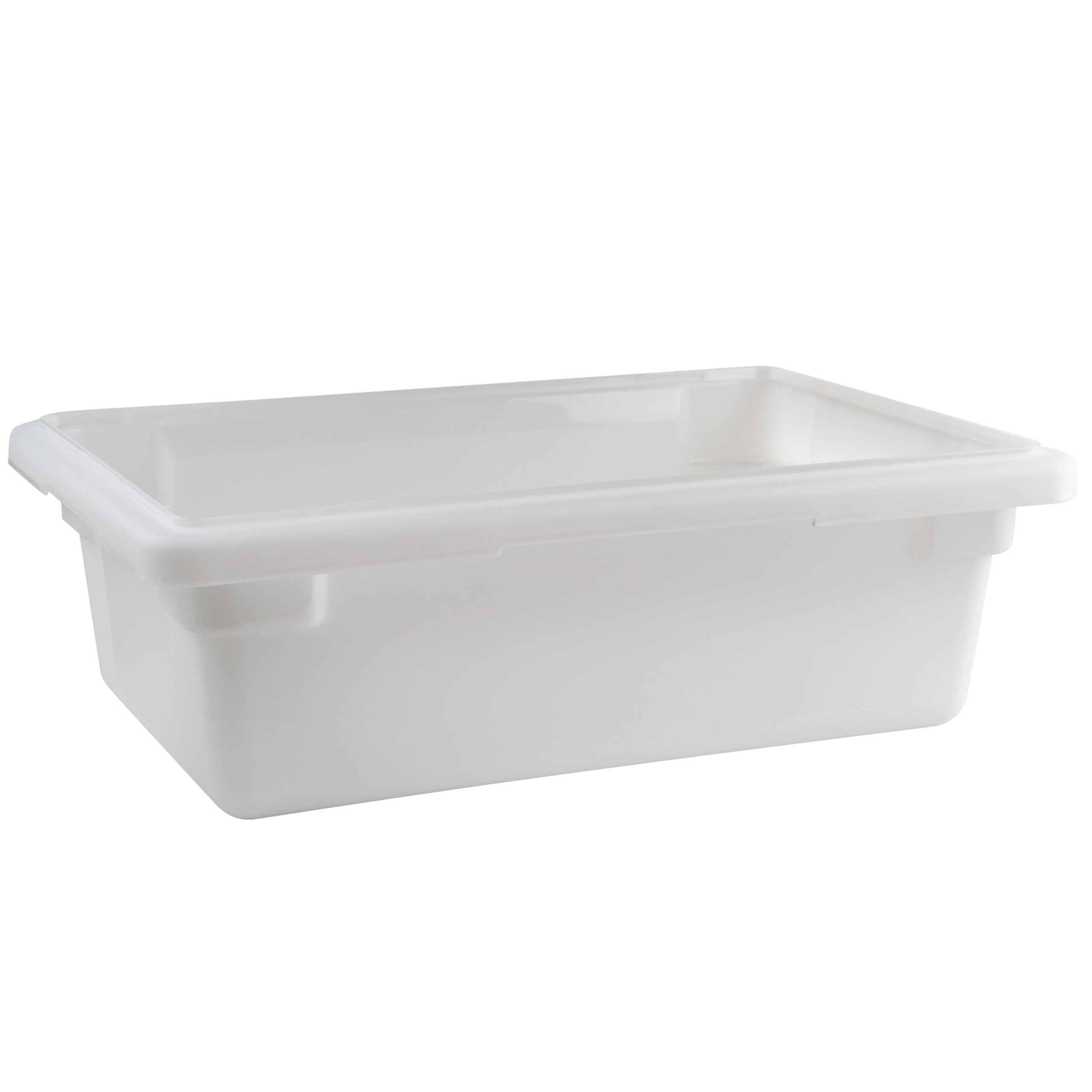 Winco 18" x 12" x 6" / 6" Deep / White Containers