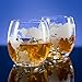 Atterstone Globe Whiskey Glasses, 12-Ounce Whiskey and Scotch Glasses, Great for Gift Giving or Home Bar, Set of 2