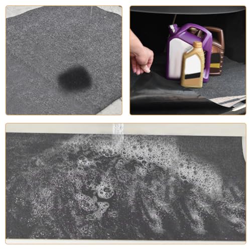 Tapis anti-huile de garage ultra absorbant contre les fuites moteur