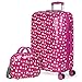 ITACA - Valigia Bambina Mediano - Valigia Bambini Resistente e leggera - Trolley Bambina leggera con 4 ruote Cabina aereo - Trolley Bambino Lucchetto a combinazione, Fucsia immagine