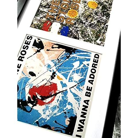 Icon Republic The Stone Roses Framed Album Cover Print Ian Brown Fools Gold Oasis Cover