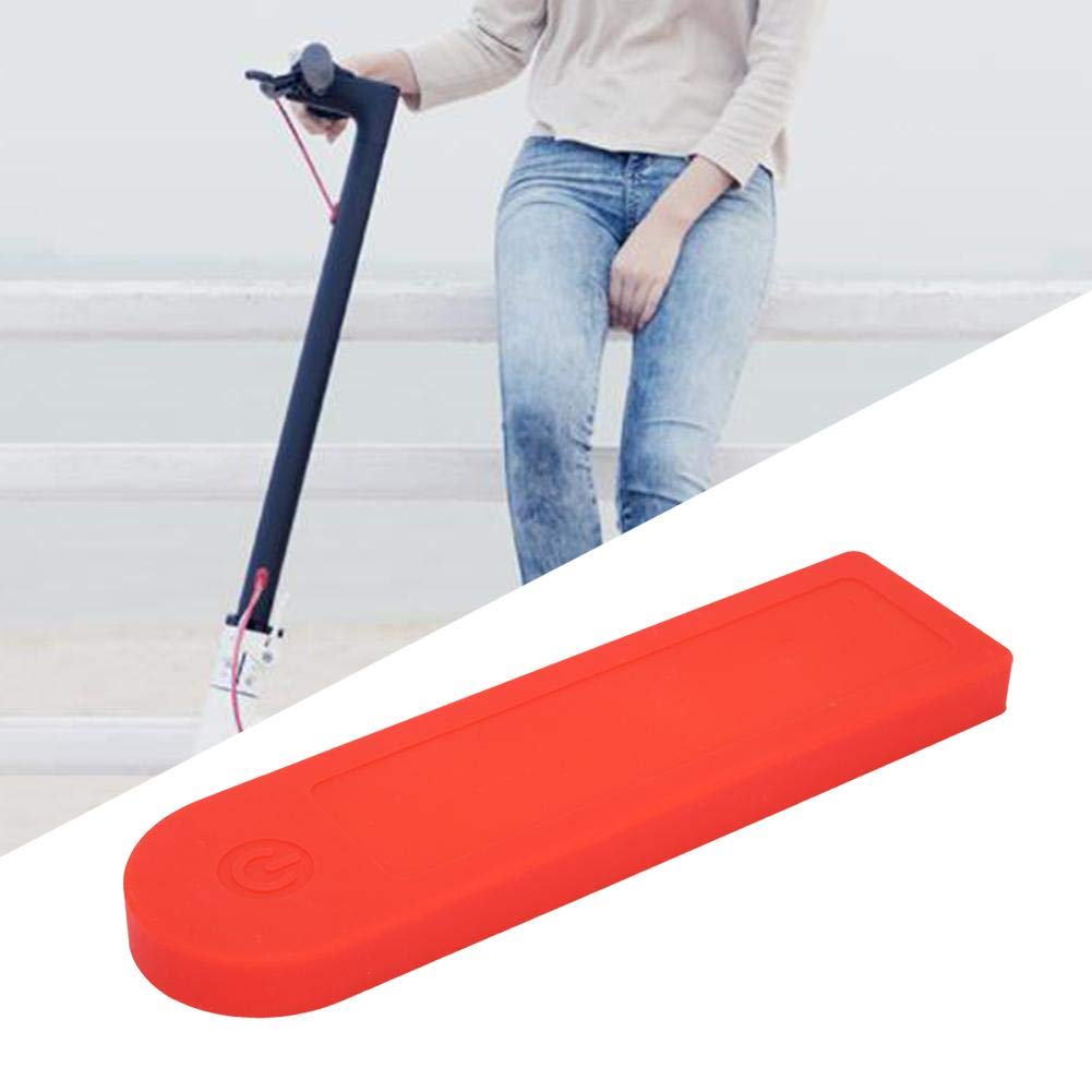 VGEBY Scooter Panel Kılıfı, Evrensel Su Geçirmez Silika Jel Ekran Paneli Kapak Gövdesi Elektrikli Scooter İletken Plakası Ekran Kapağı İçerir Electric Scooter M365 (Kırmızı) ile Uyumlu