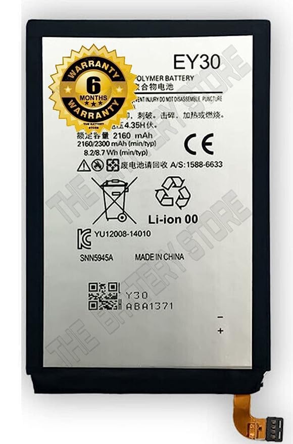 Image of Original EY30 Battery for Motorola X 2nd XT1097 XT1096 XT1093 XT1095 Battery with 6 Months Warranty *** (P266)
