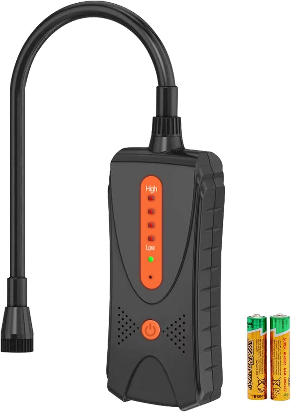 MAKINGTEC Gas Leak Detector, Combustible Gas Leak Tester with Audible and Visual Alarm, Portable Gas Sniffer to Locate Gas Leak of Methane, LPG, LNG, Fuel, Sewer Gas (0-10,000 PPM)