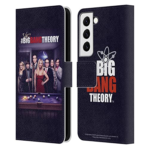 Étui portefeuille cuir Galaxy S22 anti rayure The Big Bang Theory Art Clé