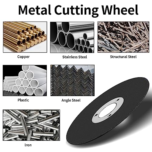 Nuodunco ND25465 2 Inch Cut Off Wheel With 1/4 Stem Mounting Mandrel For Die Grinder, W3/8 Inch Arbor Hole Cutting Wheel For Metal & Stainless Steel Rotary Tool Drill Attachment Bolt Cutter Discs thumb #7
