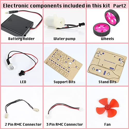 Image of ButterflyEdufields 10 in 1 DIY STEM Robotics kit, 50+ Parts , Easy Plug & Play Electronics Sensor Robotics kit | No Coding Required | Compatible with Arduino | Best Toys for Boys, Girls & Kids Aged 8+,