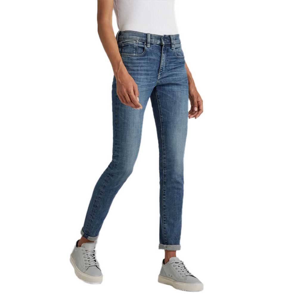 G-STAR Donna Lhana Skinny Jeans, Blu (Faded Cascade D19079-C051-C606), 29W / 30L-image