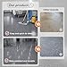 Wremest Garage Self Leveling Epoxy Floor Paint with Primer Kit, Gray Colored Sand Finish, Incredibly Durable Concrete Floor Coating for Workshops, Basements, Driveway,Family Rooms 2-Part Primer 2-Part Topcoat,Coverage 43sq.ft.