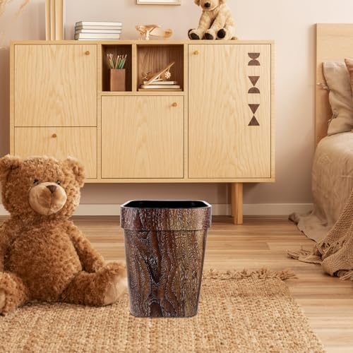 Caneca de basura rectangular de plástico MAGICLULU 12L miniatura 4