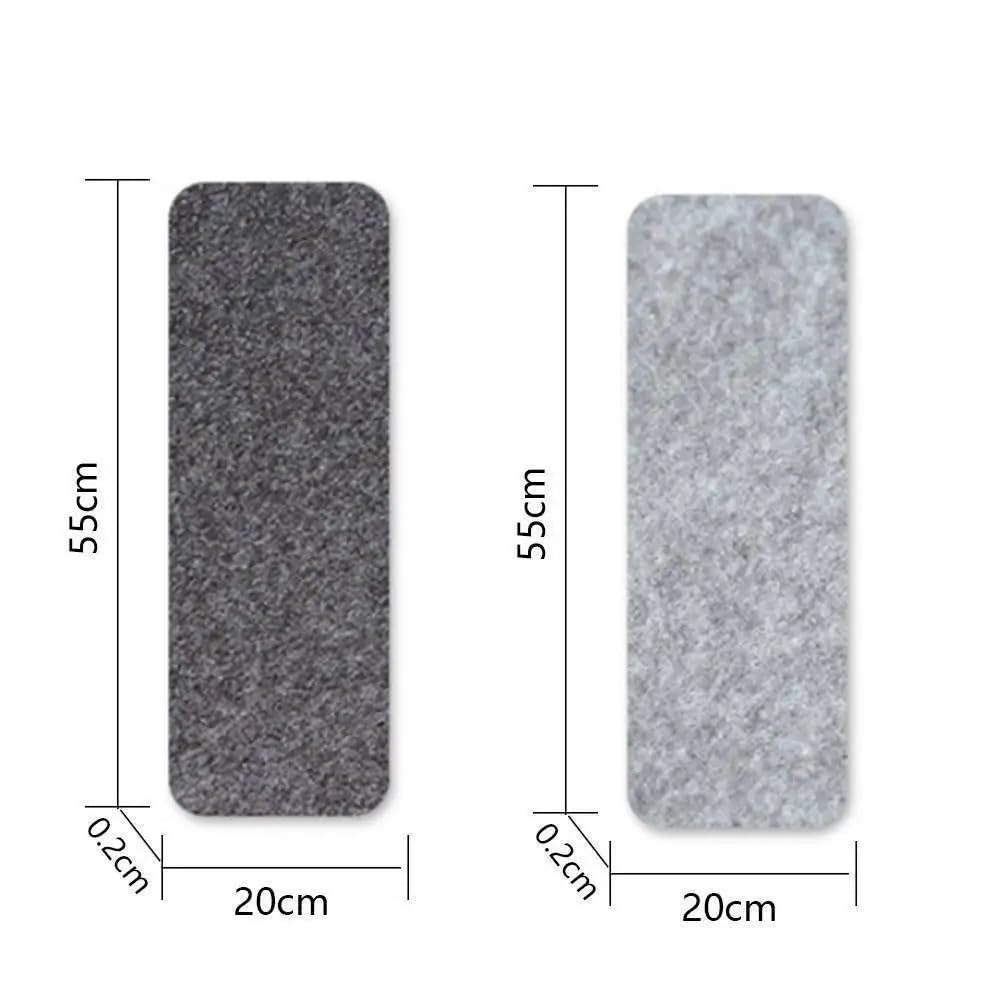 Nakładki na stopnie schodów. Stair Treads Rectangle Pack Of 14 Multicolor(Dark Gray)