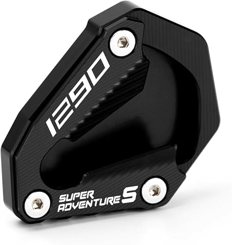 Miniatura 9 de Placa de extensión para soporte lateral de motocicleta compatible con KTM 1290 Super Adventure S 2021 2022 2023  Soporte de almohadilla de pie 1290