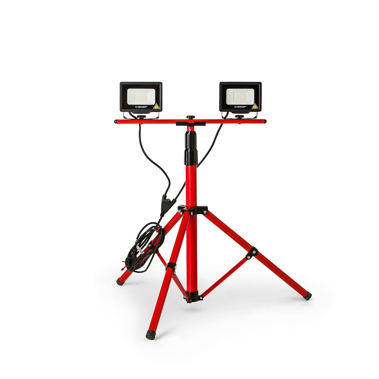 Velamp CABEZAL DOBLE: 2 luces de trabajo LED SMD de 20 W + trípode