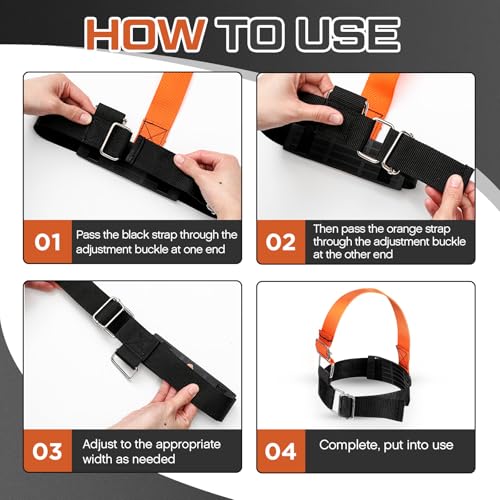 Image of Dansydaisy 1 Pcs RV Sewer Hose Support, RV Hose Fastening Device with Adjustable Buckle, Suitable for Outer Diameter 3.9-5.75 Inch Pipe Hose Tightening Accessory for Camper Travel Trailers