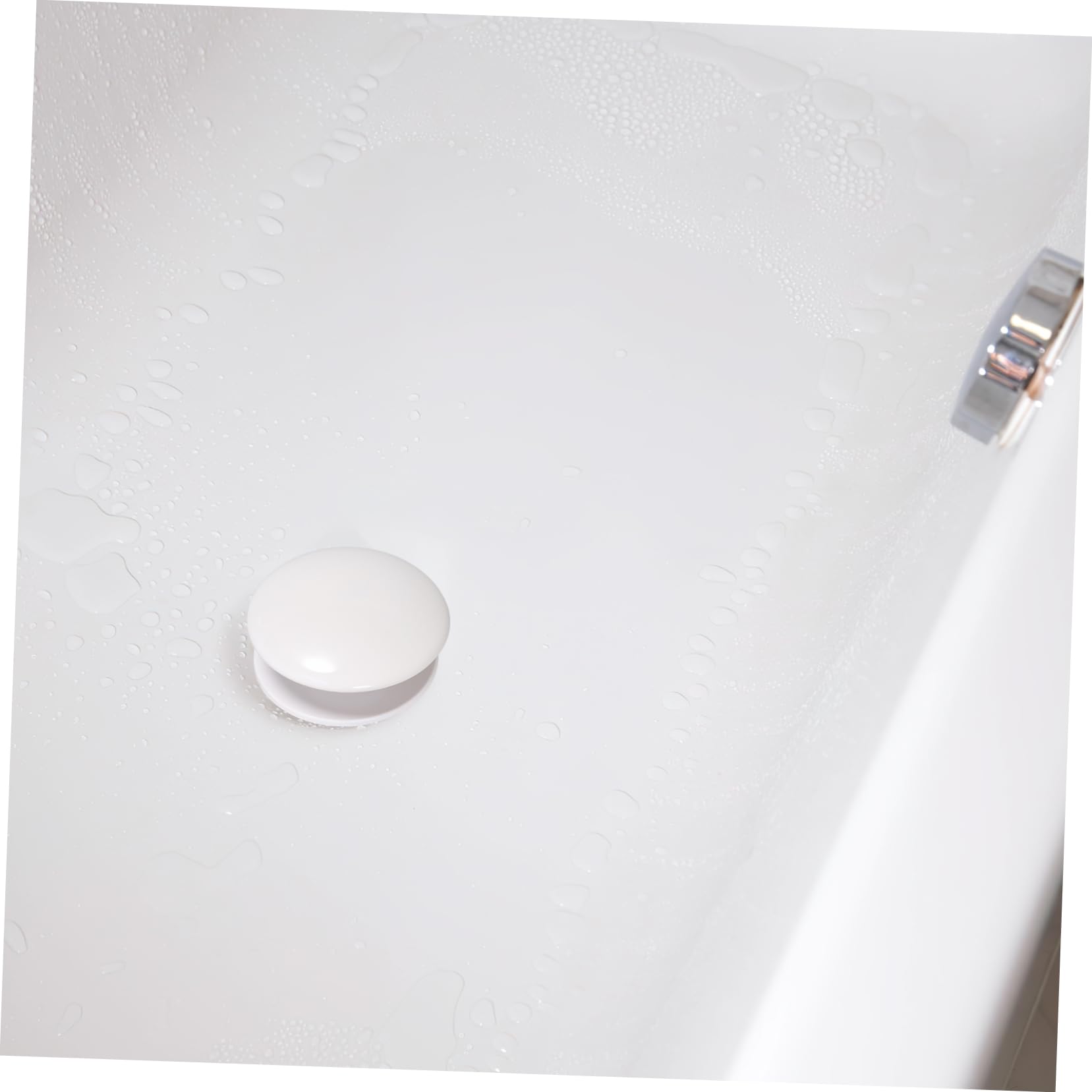 jojofuny 3piezas Tapón De Drenaje De Cerámica para Lavabo y Bañera De Reforzado y Diseño Instalación y Prevención De Olores