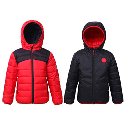 Image of Rokka&Rolla Boys' Reversible Lightweight Water-Resistant Puffer Jacket
