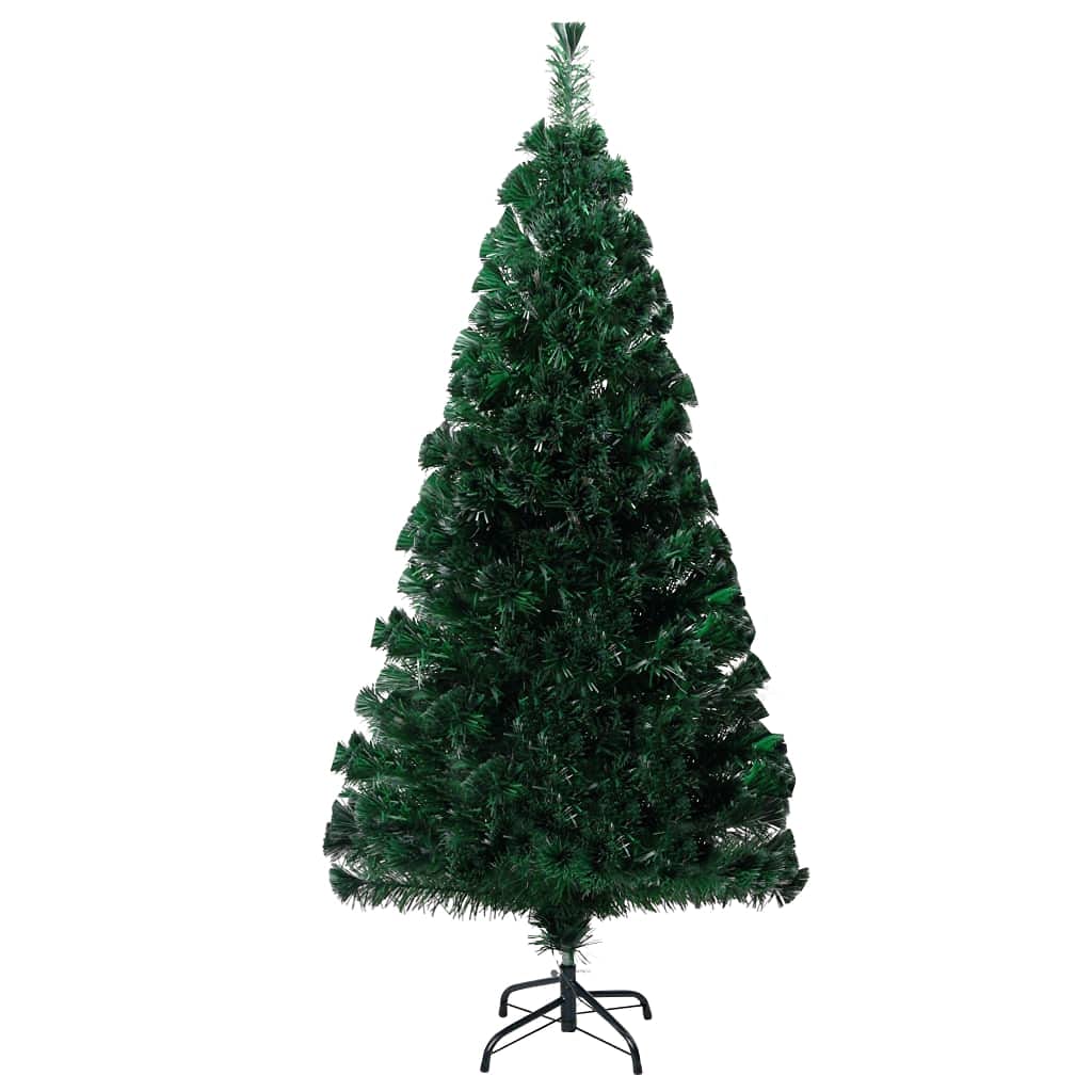Generico Albero di Natale con Supporto Verde 150 cm in Fibra Ottica,Decorazioni Natalizie,Alberi di Natale-321027