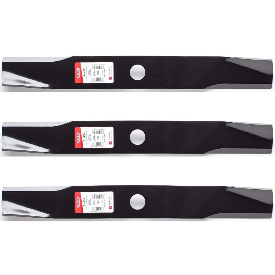 3PK Oregon 91-438 Heavy Duty Blade for 60" Kubota - RCK60P-400Z, RCK60P-725Z, RC60-F