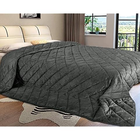 WOLTU BWP5015gr, Tagesdecke Bettüberwurf Microfaser Flauschige Kuscheldecke mit Cashmere Feeling Cover