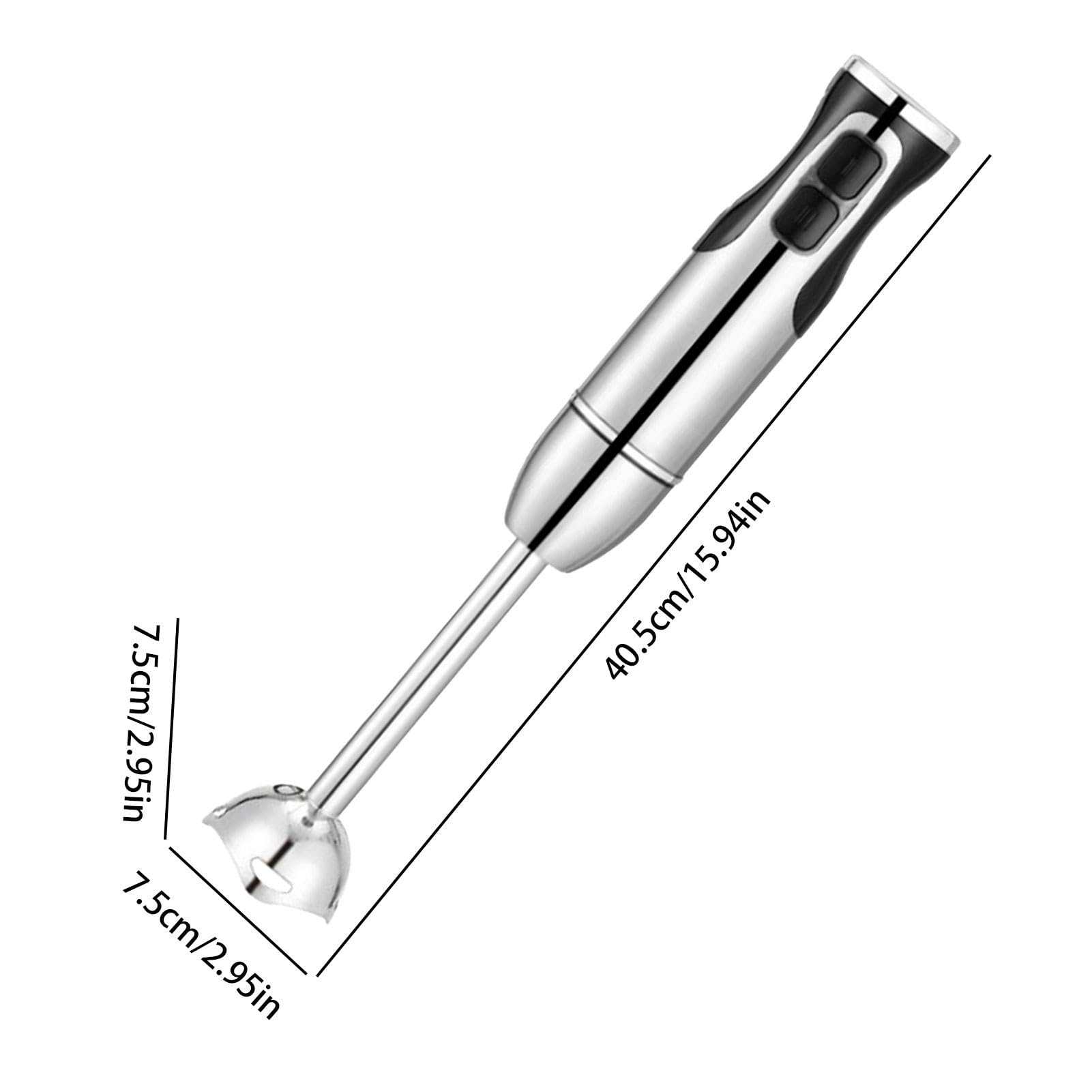 Stabmixer für Küche, Stabmixer Tauchmixer Food Blender, Küchengeräte | Edelstahl Blenderstab, elektrische Hand für Suppe, Smoothies, Pürees, Babynahrung