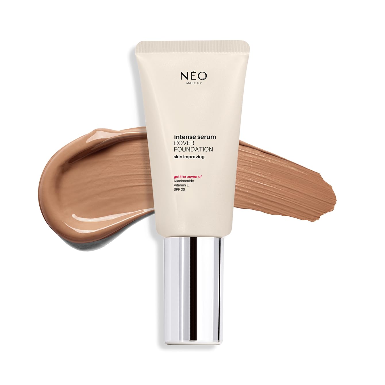 NEO MAKE UP INTENSE SERUM COVER FOUNDATION Matte Finish Foundation with SPF 30 - 06 Caramel - 30 ml