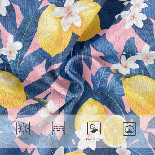 Girls Underwear Soft Cotton Lemon Flower Kids Panties in Sizes 2/3t, 4t, 5t, 6 and 83