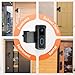 Blink Doorbell Mount, 2nd Gen Anti-Theft Blink Doorbell Camera Mount No Drilling with Rain Cover, Fit for Blink Video Doorbell 1st & 2nd Gen, No Block Sensor & Night Vision