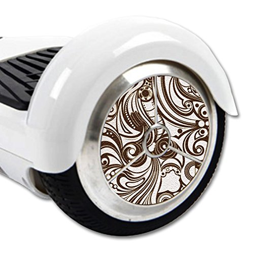 MightySkins Skin Compatible with Hover Balance Board Scooter Wheels Mini Board Unicycle Bluetooth wrap Cover Sticker Vintage Swirls