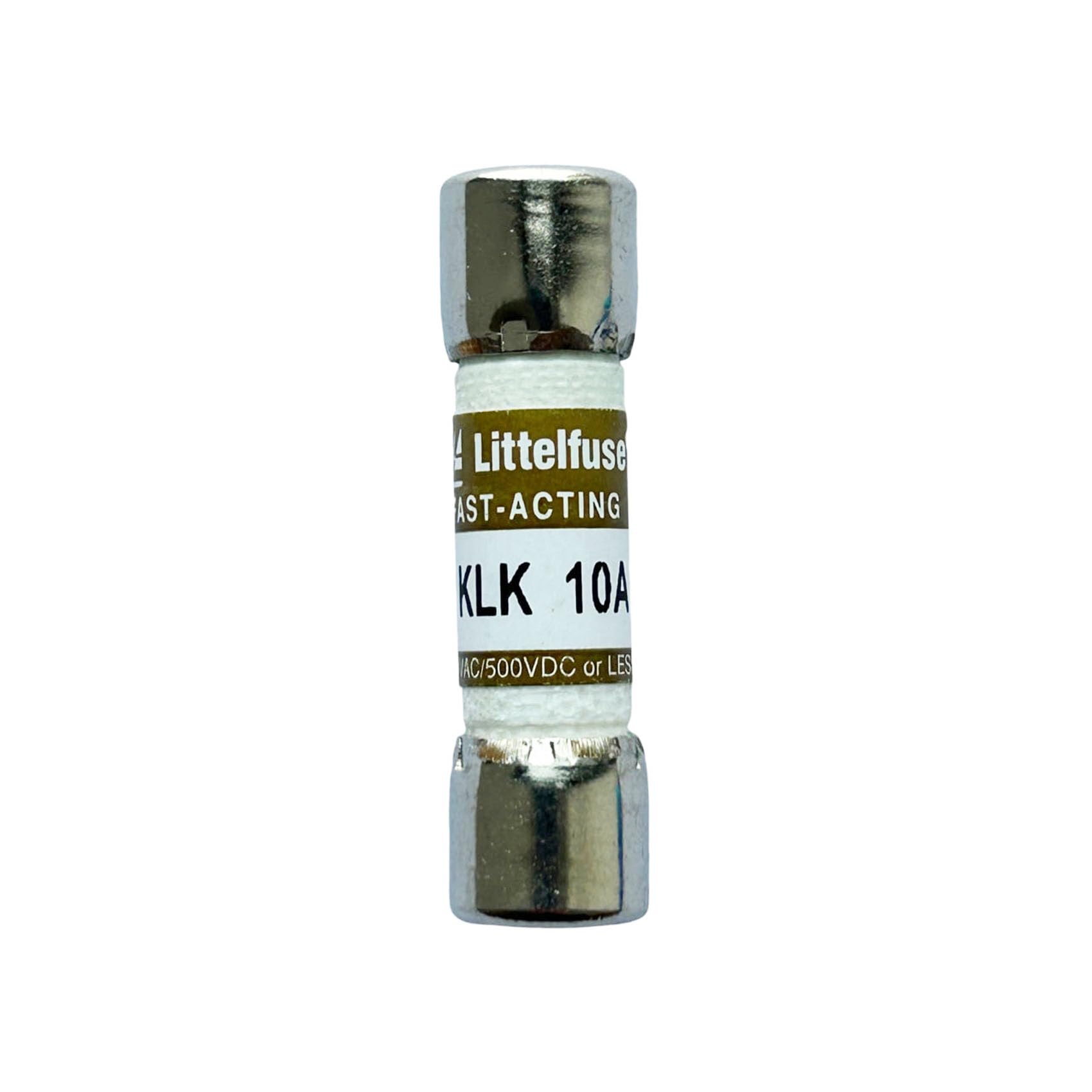 New OEM KLK 10A KLK010 KLK-10 KLK-10A 600Vac Fast Acting Fuse, Pack of 10