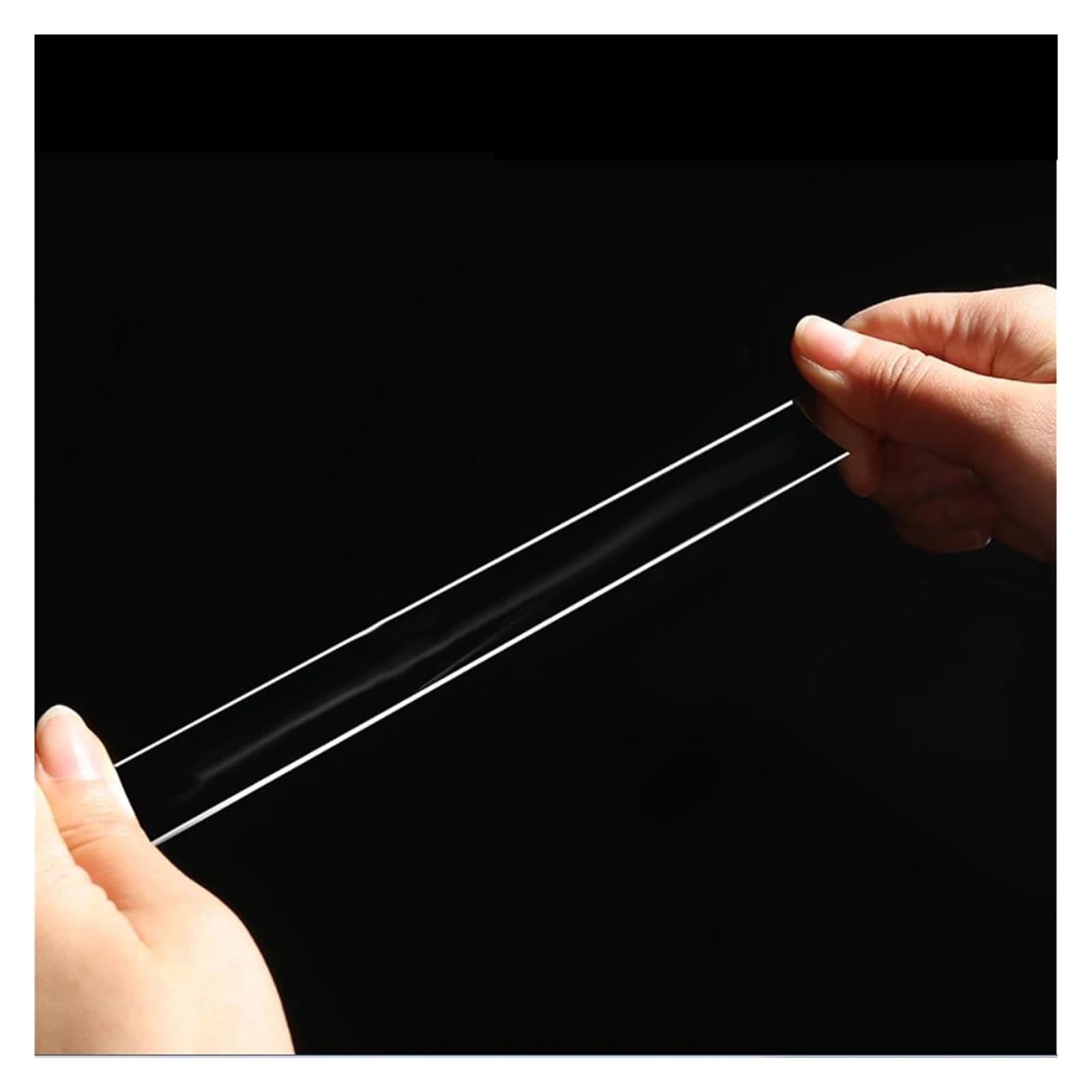 Nastro adesivo biadesivo trasparente, Nastro biadesivo trasparente da 30 mm e 50 mm, senza traccia, riutilizzabile, adesivo, lavabile, for la casa(1mm,50mm)