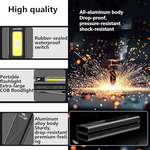 Lampe de poche longue portée 1500 lumens rechargeable EDC - 3