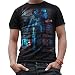 Star Wars Darth Vader Schematic Blueprint Lightsaber Adult Mens Graphic Tee T-Shirt Apparel Black (Large)