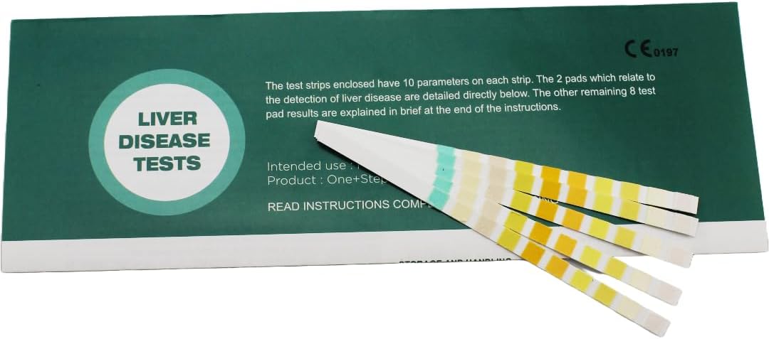 5 x Home Liver Disease Function Urine Health Check Tests