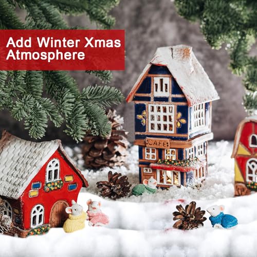 ADERTOS Weihnachten Schneedecken 70cmx1m Gefälschte Künstliche Schneedecken Schneematte Weiße Flauschige Weihnachten Schneeteppich Christbaumdecke Baumdecke Kunstschnee Matte für Weihnachtsbaum Winter