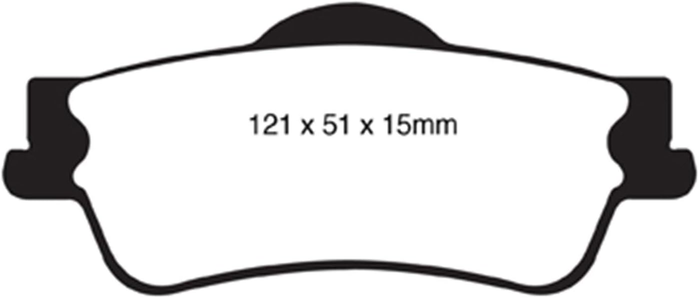 EBC Brakes Redstuff 3000 Series Sport Brake Pad Set DP31834C to Fit CHEVROLET,BITTER,CHEVROLET (MIDDLE EAST AND SOUTH AFRICA),HOLDEN (AUSTRALIA AND NEW ZEALAND),HOLDEN HSV (AUSTRALIA AND NEW ZEALAND),PONTIAC