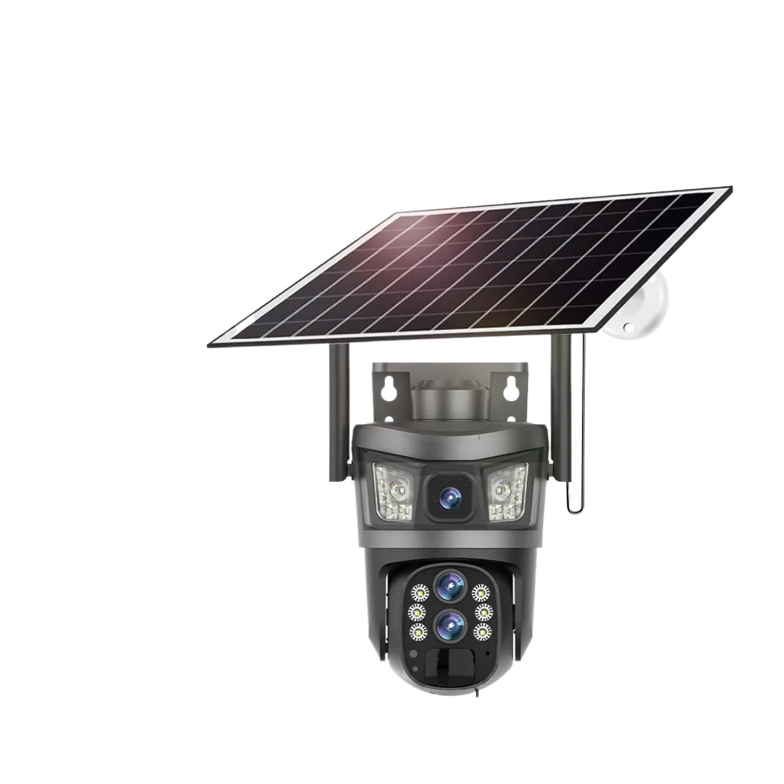 Caméra Solaire à Triple Objectif 12MP 4G