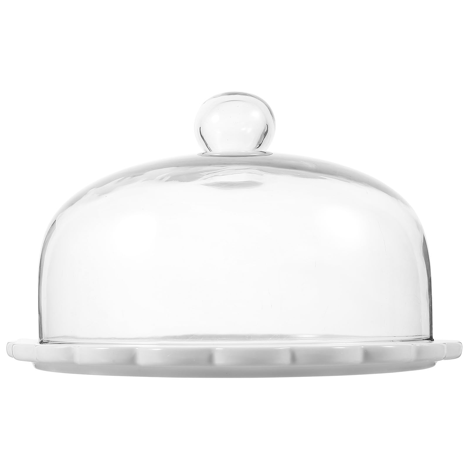 Nordic Design Couvercle Verre Plateau Céramique Support Gâteau Dessert Mariage Pique- Buffet