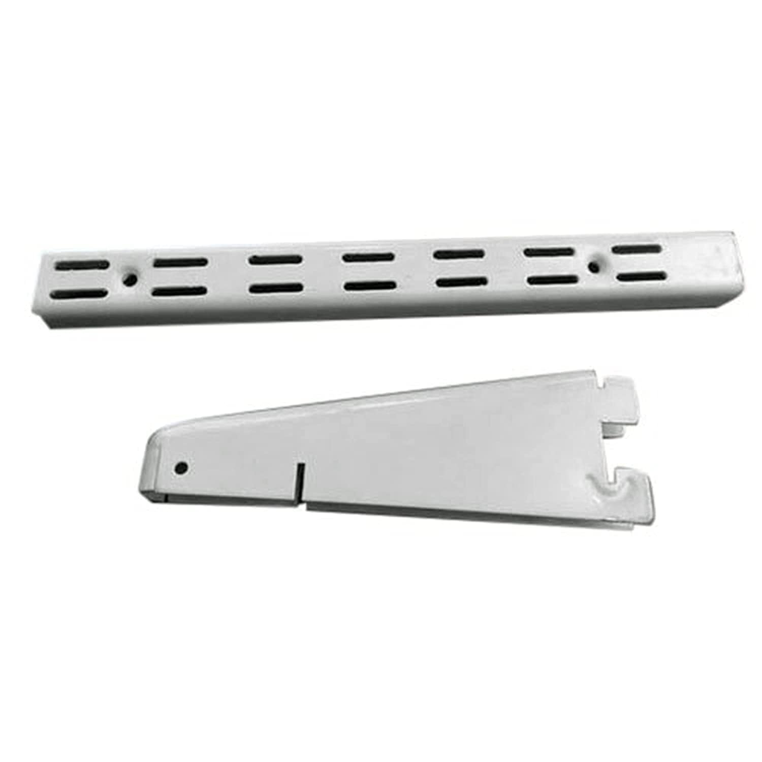 IMPEX Heavy Duty Double Slotted Channel and White Shelf Bracket | 6 Inch | Adjustable Multipurpose Shelf mounting Bracket, Knife Shelf Bracket for Home Kitchen Shop — Amazon image 7