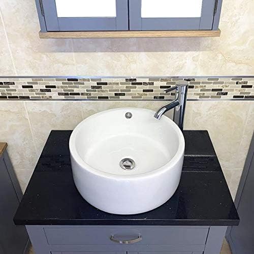 Grey Bathroom Wall Hung Vanity Unit Wash Stand Black Quartz Ceramic Basin 502GW (Bowl A)